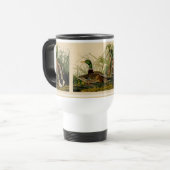 Mug De Voyage Peinture d'oiseaux de Mallard Duck Audubon (Devant gauche)