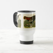Mug De Voyage Peinture d'oiseaux sauvages de Turquie Audubon (Devant gauche)
