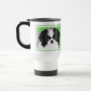 Mug De Voyage Peinture japonaise de chiot - Art original de chie