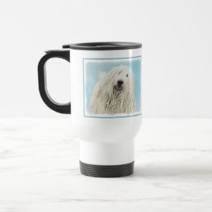 Mug De Voyage Peinture Komondor - Cute Original Chien Art