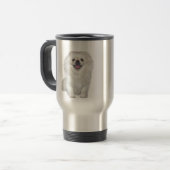 Mug De Voyage Pékinois (Blanc #2) (Devant gauche)