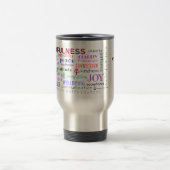 Mug De Voyage Pêle-mêle de mot de Mindfulness (Centre)
