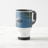 Mug De Voyage Pelican Flottant Calme Eau Bleue Large Oiseau Sauv (Devant droit)