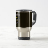 Mug De Voyage Pelotons bleus de fantôme - bleus (Devant droit)