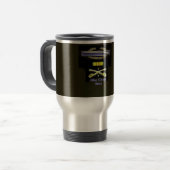 Mug De Voyage Pelotons bleus de fantôme - bleus (Devant gauche)