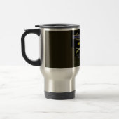 Mug De Voyage Pelotons bleus de fantôme - bleus (Gauche)