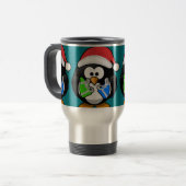 Mug De Voyage Penguin avec cadeaux (Devant gauche)