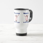 Mug De Voyage Penguin Inspirational Happiness Citation Confucius (Devant droit)