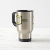 Mug De Voyage Pense Dehors de la boîte ! (Devant gauche)