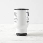 MUG DE VOYAGE PENSEZ À DES PENSÉES HEUREUSES (Centre)