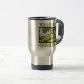Mug De Voyage Pensez au chêne vert (Devant droit)