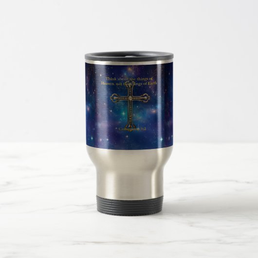 Mug De Voyage Pensez au paradis (Centre)