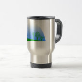 Mug De Voyage Pensez le vert (Devant droit)