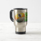 Mug De Voyage Perdre Compétence Gagner chance 9 balle (Devant gauche)