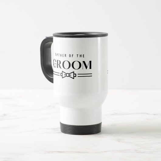 Mug De Voyage Père de Groom (Devant gauche)