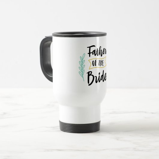 Mug De Voyage Père De La Mariée (Devant gauche)