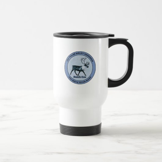 Mug De Voyage Père Noël 1er Polar Airlift Sqdn - Subduit (Droite)