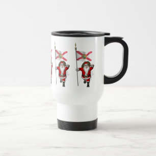 Mug De Voyage Père Noël patriotique visite la Floride