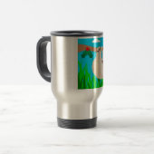 Mug De Voyage père Noël sloth (Devant gauche)