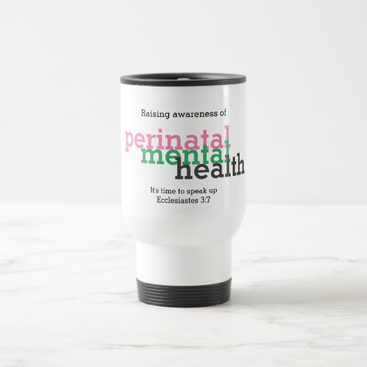 Mug De Voyage PERINATAL SENSIBILISATION À LA SANTÉ MENTALE Perso (Centre)