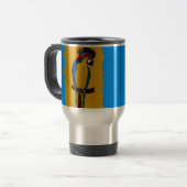 Mug De Voyage Perroquet bleu (Devant gauche)