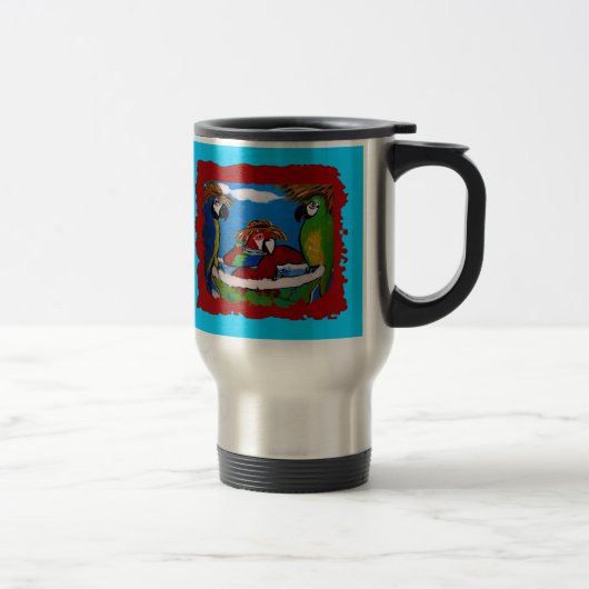 Mug De Voyage Perroquets de fête (Droit)
