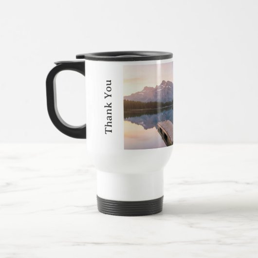 Mug De Voyage Personalise Alps Mountain Lake Nature Landscape (Gauche)