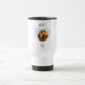 Mug De Voyage Personalized Dog Dad Travel | Custom Pet Photo (Centre)