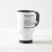 Mug De Voyage Personalized Family Driver | Funny Daily Driving (Devant droit)