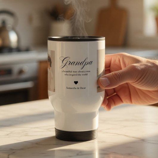 Mug De Voyage Personalized Grandpa Custom Photo Gift
