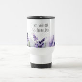 Mug De Voyage Personalized Lavender Flowers Teacher Appreciation (Centre)