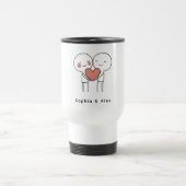 Mug De Voyage Personalized Valentine’s Couple Matching  (Centre)