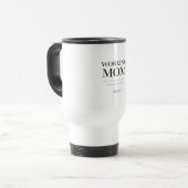 Mug De Voyage Personalized Working Mom – Custom Boss Mom Gift (Devant gauche)