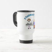 Mug De Voyage Personnages en allumettes de conception de cadeaux (Devant gauche)