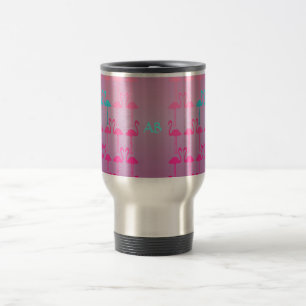 Mug De Voyage Personnalisable : Flamant rose deux