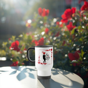 Mug de Voyage Personnalisé Amour Vibes