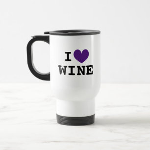 Mug de voyage personnalisé avec icône violette 'J'