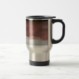 Mug De Voyage personnalisé de luxe rose et blanc