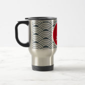 MUG DE VOYAGE PERSONNALISÉ do-it-yourself VAGUES J (Gauche)