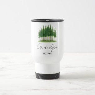 Mug De Voyage Personnalisé "Grandpa Est. [Année]" -