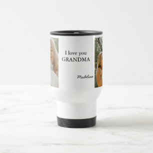 Mug de voyage personnalisé - Photo et texte person