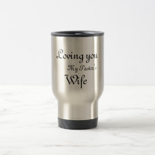 Mug de voyage personnalisé pour la femme du pasteu