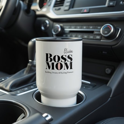 Mug de voyage personnalisé pour la patronne – Cade