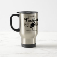 Mug de voyage personnalisé pour une maman de footb