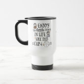 Mug De Voyage Personnalisé Profitez des petites choses dans la v (Gauche)