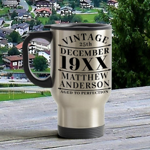 Mug De Voyage Personnalisé Vintage à la perfection