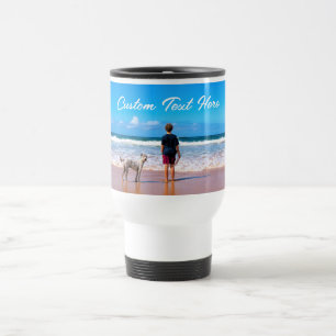 Mug De Voyage Personnalisé votre photo Voyage Mug et texte perso