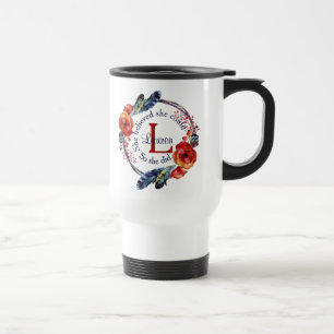 Mug De Voyage Personnaliser Elle Croyait Pouvoir Monogrammer Flo