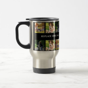 Mug De Voyage Personnaliser le collage photo et le texte