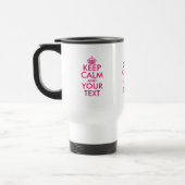 Mug De Voyage Personnellement, restez calme et continuez à roule (Gauche)